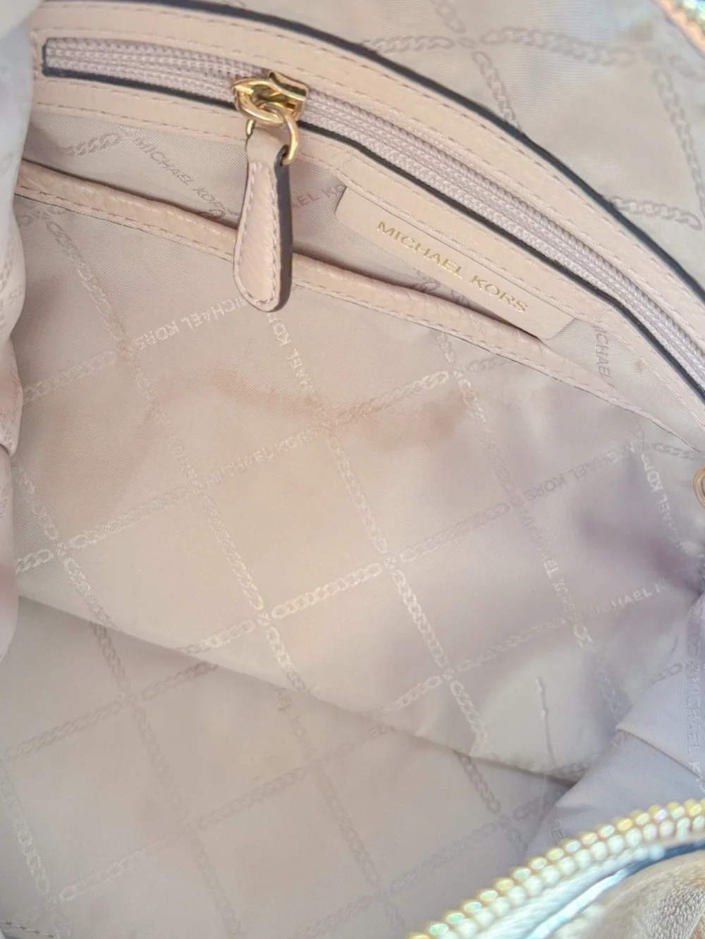 Michael Kors Pebbled Leather Lexington Shoulder Bag